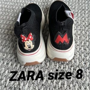 Zara Girl Minnie Mouse Shoes - 33 - Great Condition